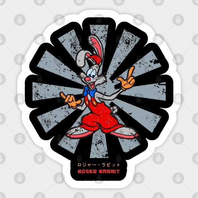 Who Framed Roger Rabbit Retro Japanese Sticker by box2boxxi